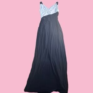 Ralph Lauren Women Faux-Wrap Surplice Dress, black white